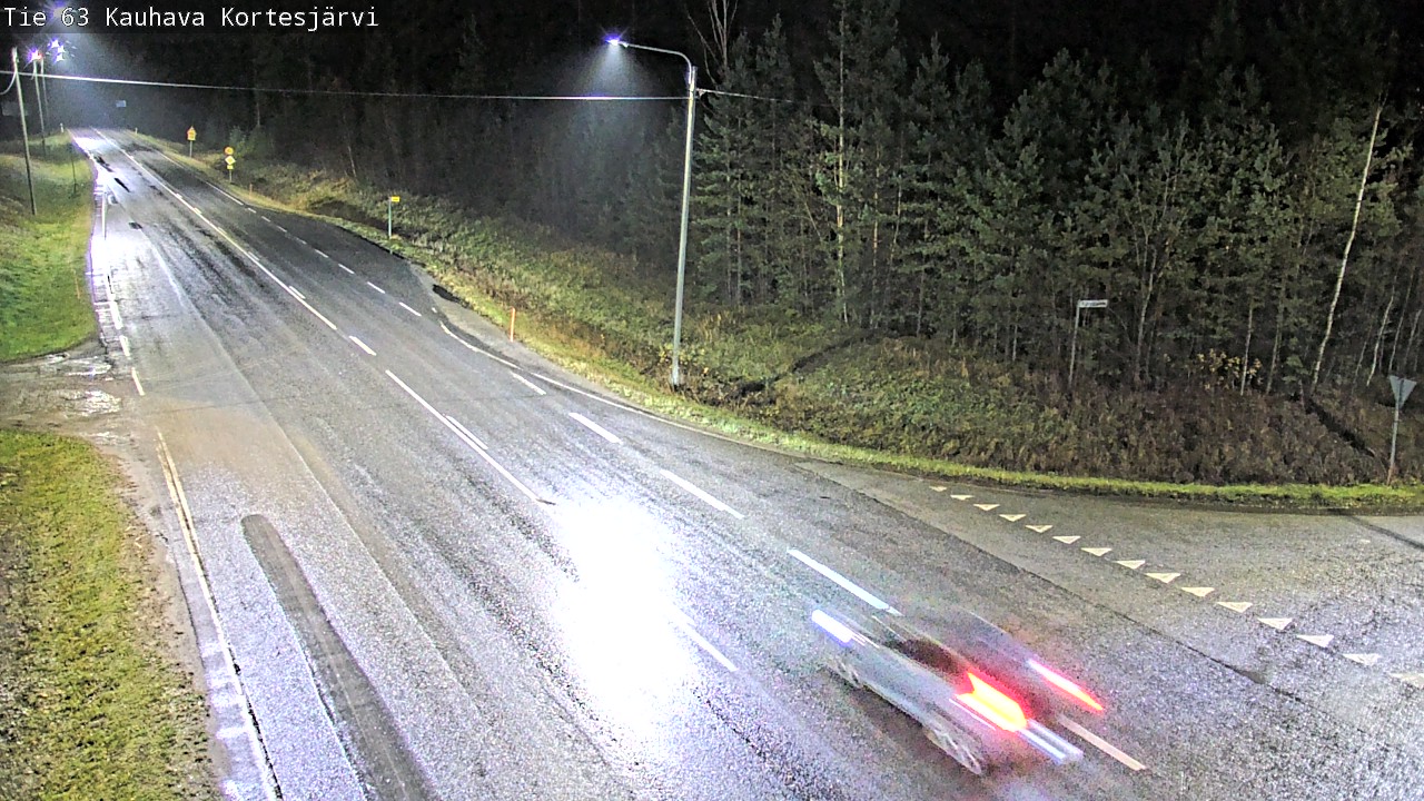 Weather Camera Image Väg 63 Kauhava Kortesjärvi, Kauhava, Etelä-Pohjanmaa