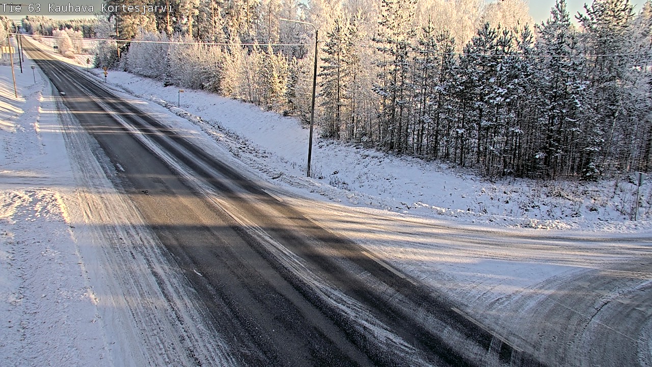 Weather Camera Image Road 63 Kauhava Kortesjärvi, Kauhava, Etelä-Pohjanmaa