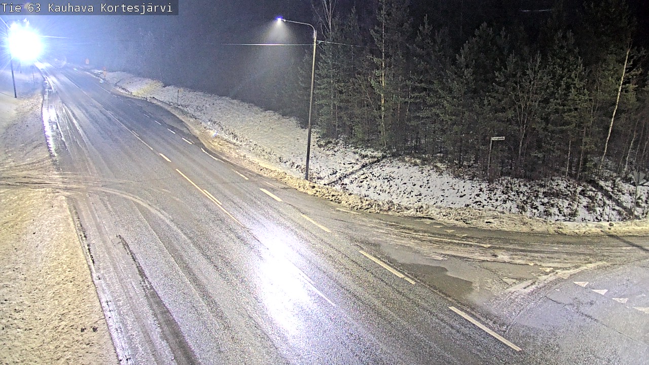 Weather Camera Image Road 63 Kauhava Kortesjärvi, Kauhava, Etelä-Pohjanmaa