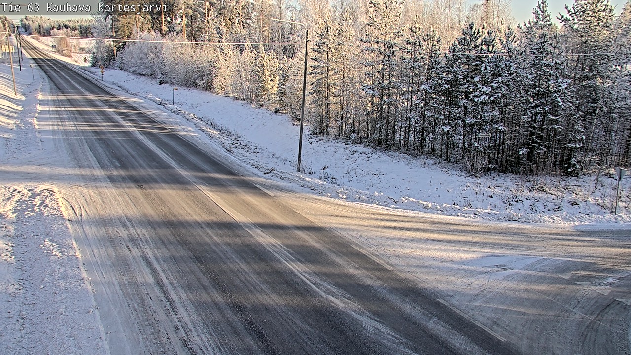 Weather Camera Image Väg 63 Kauhava Kortesjärvi, Kauhava, Etelä-Pohjanmaa