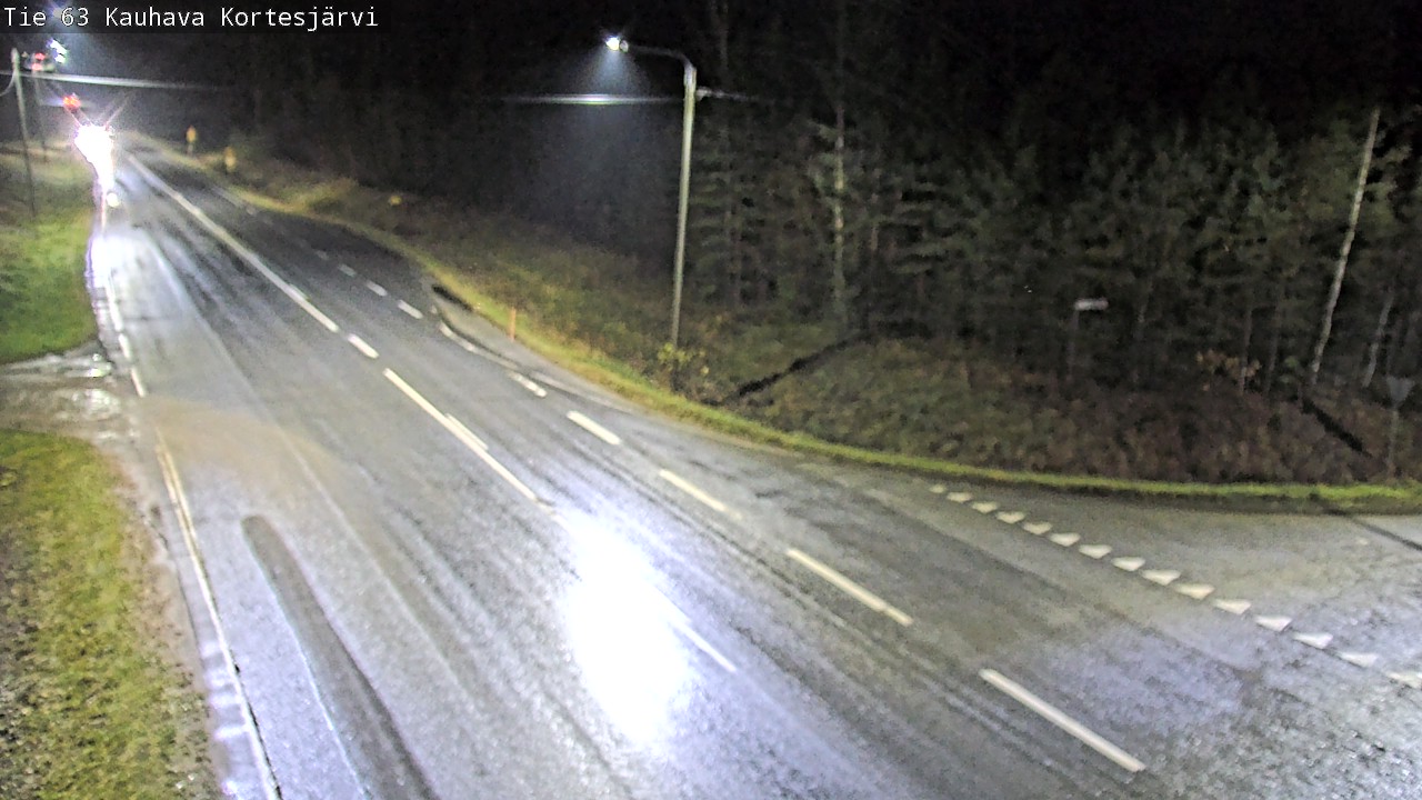 Weather Camera Image Road 63 Kauhava Kortesjärvi, Kauhava, Etelä-Pohjanmaa