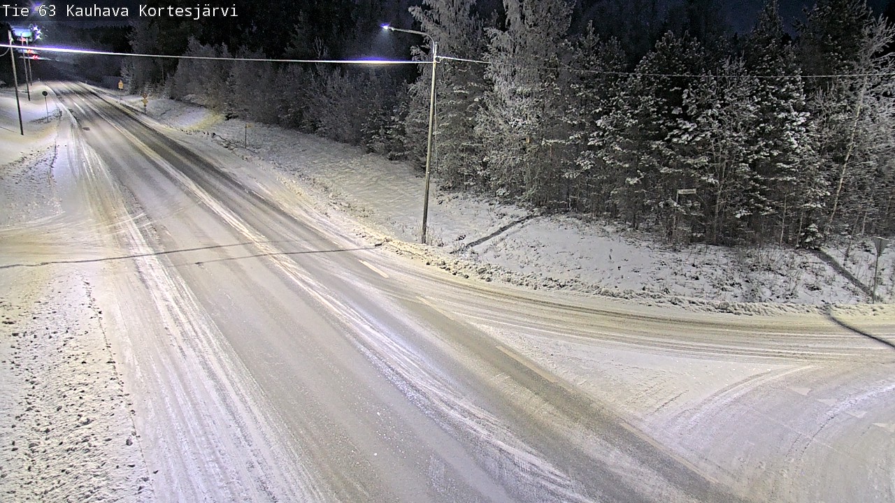 Weather Camera Image Road 63 Kauhava Kortesjärvi, Kauhava, Etelä-Pohjanmaa