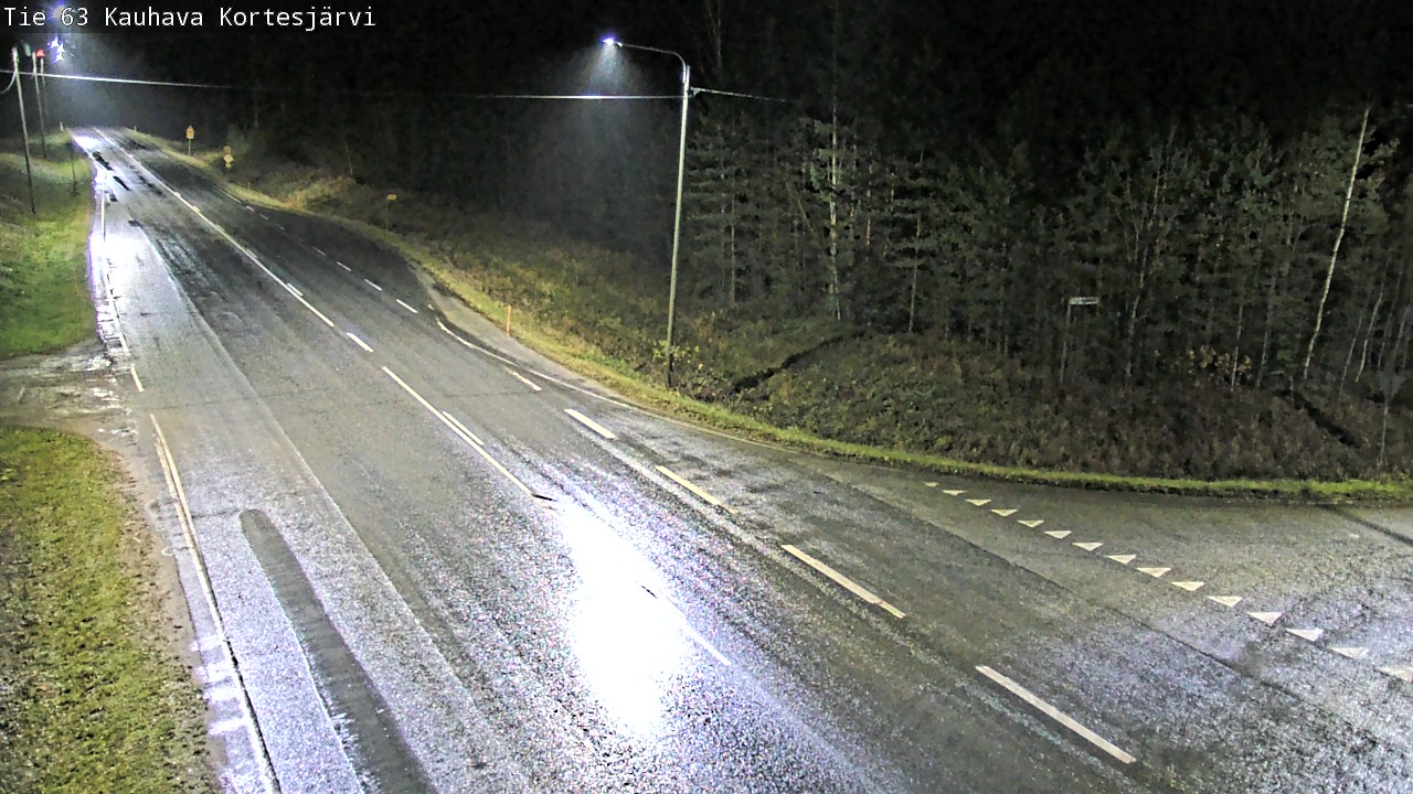 Weather Camera Image Road 63 Kauhava Kortesjärvi, Kauhava, Etelä-Pohjanmaa