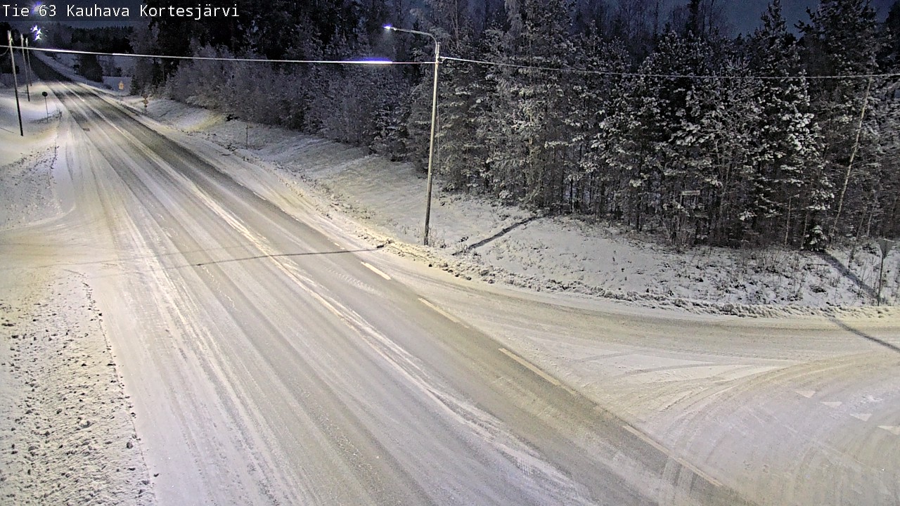 Weather Camera Image Väg 63 Kauhava Kortesjärvi, Kauhava, Etelä-Pohjanmaa