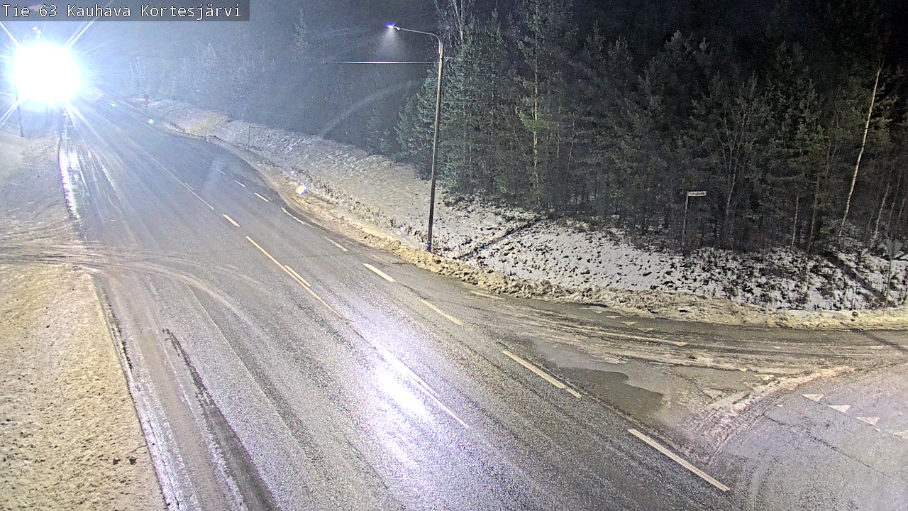 Weather Camera Image Road 63 Kauhava Kortesjärvi, Kauhava, Etelä-Pohjanmaa