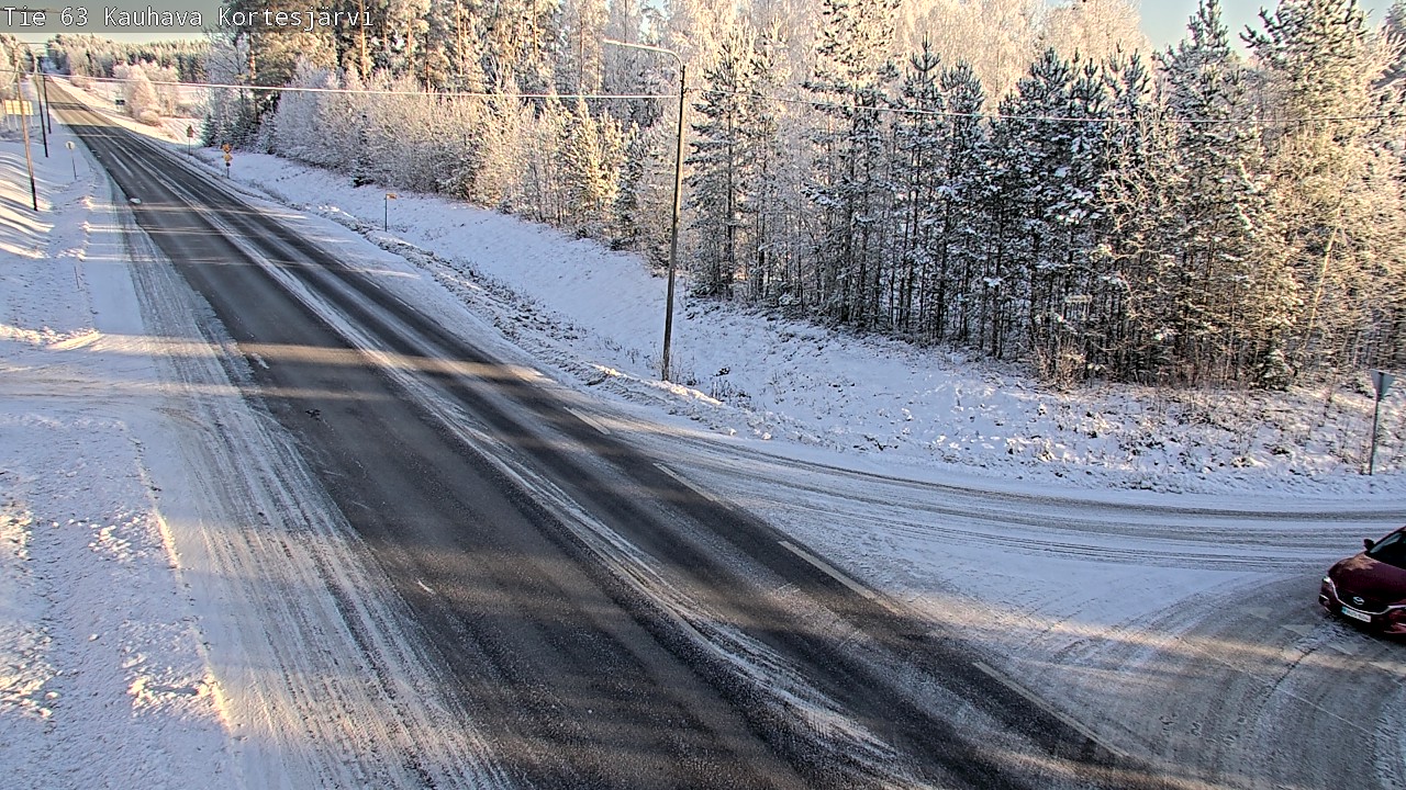 Weather Camera Image Road 63 Kauhava Kortesjärvi, Kauhava, Etelä-Pohjanmaa