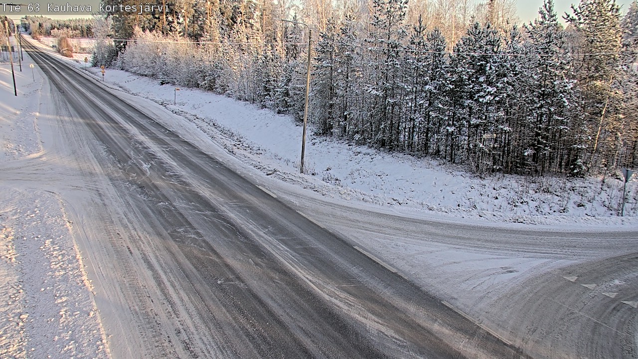 Weather Camera Image Väg 63 Kauhava Kortesjärvi, Kauhava, Etelä-Pohjanmaa