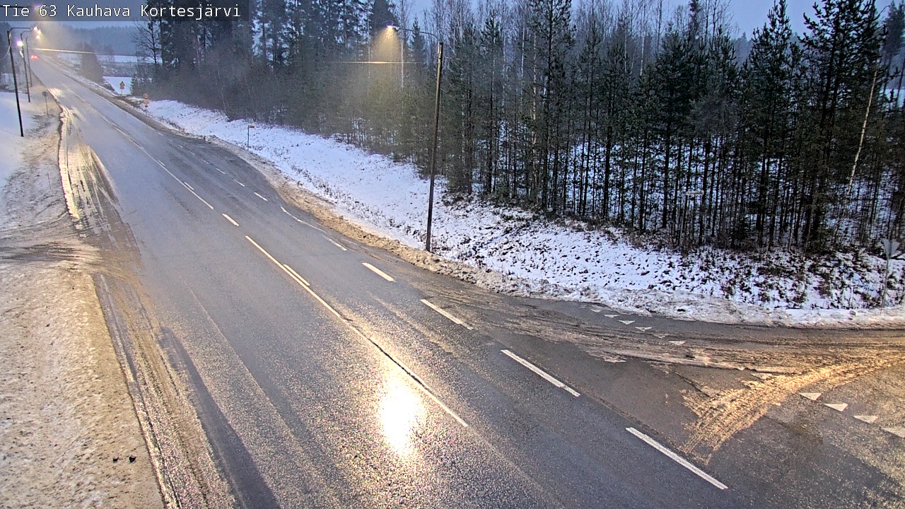Weather Camera Image Road 63 Kauhava Kortesjärvi, Kauhava, Etelä-Pohjanmaa