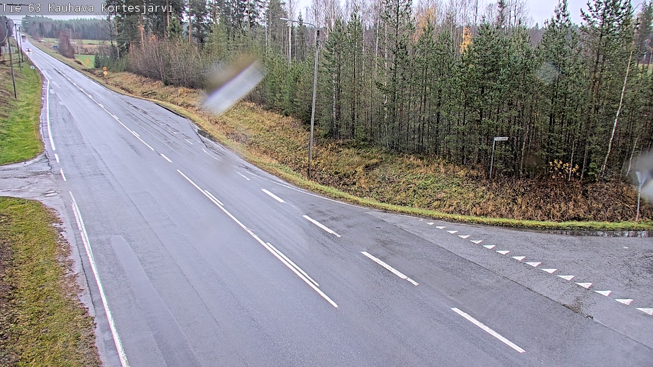 Weather Camera Image Road 63 Kauhava Kortesjärvi, Kauhava, Etelä-Pohjanmaa