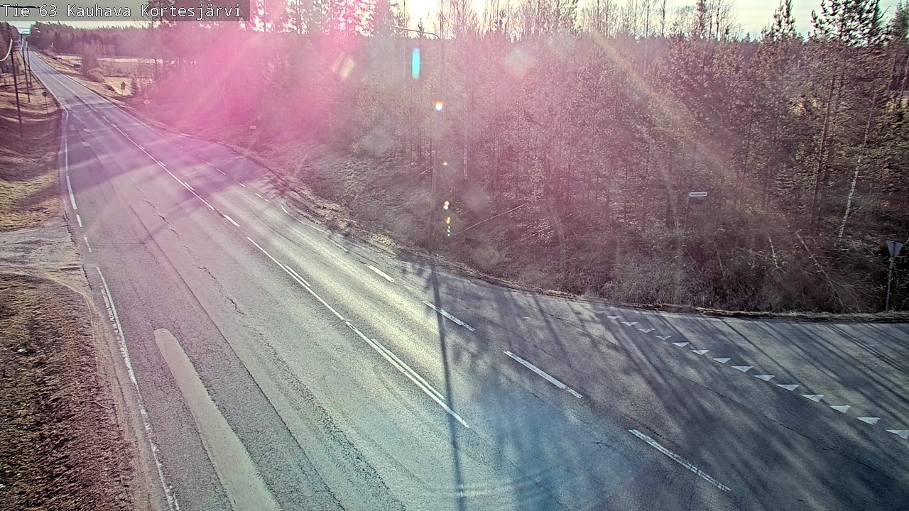 Weather Camera Image Väg 63 Kauhava Kortesjärvi, Kauhava, Etelä-Pohjanmaa
