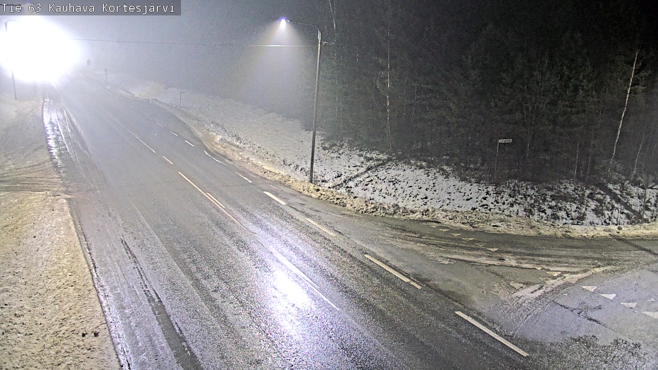 Weather Camera Image Road 63 Kauhava Kortesjärvi, Kauhava, Etelä-Pohjanmaa