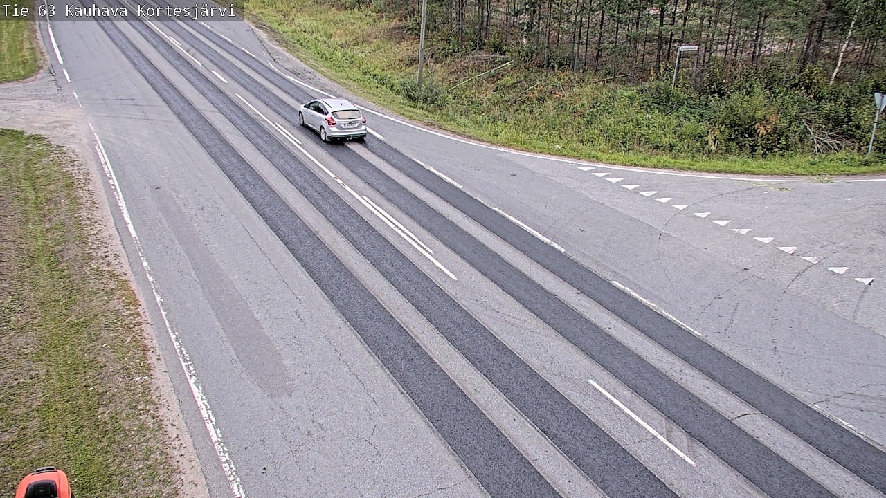 Weather Camera Image Road 63 Kauhava Kortesjärvi, Kauhava, Etelä-Pohjanmaa