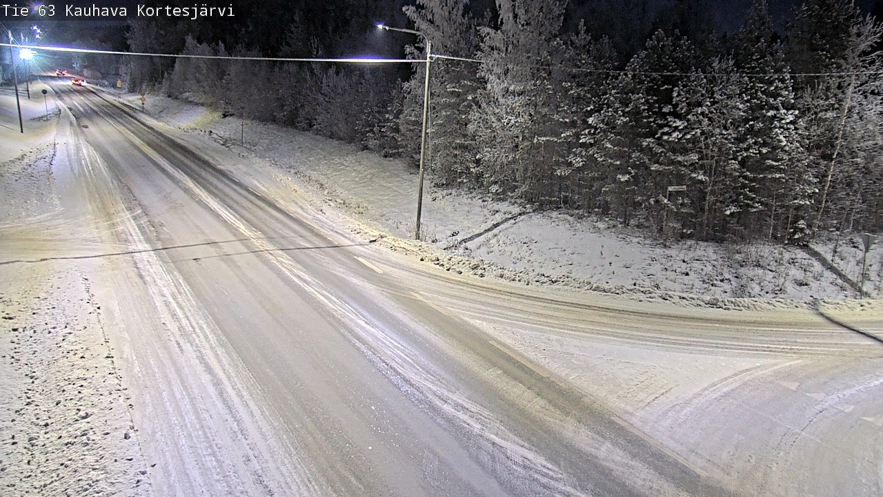 Weather Camera Image Road 63 Kauhava Kortesjärvi, Kauhava, Etelä-Pohjanmaa