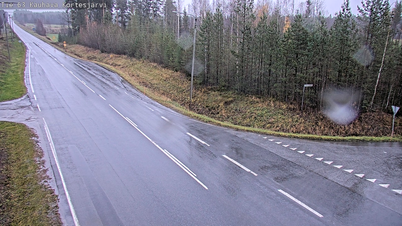 Weather Camera Image Road 63 Kauhava Kortesjärvi, Kauhava, Etelä-Pohjanmaa