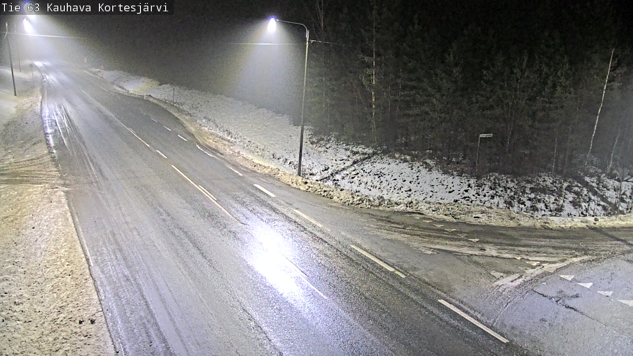 Weather Camera Image Road 63 Kauhava Kortesjärvi, Kauhava, Etelä-Pohjanmaa