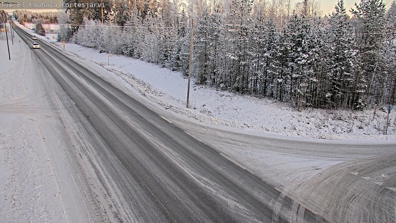 Weather Camera Image Väg 63 Kauhava Kortesjärvi, Kauhava, Etelä-Pohjanmaa
