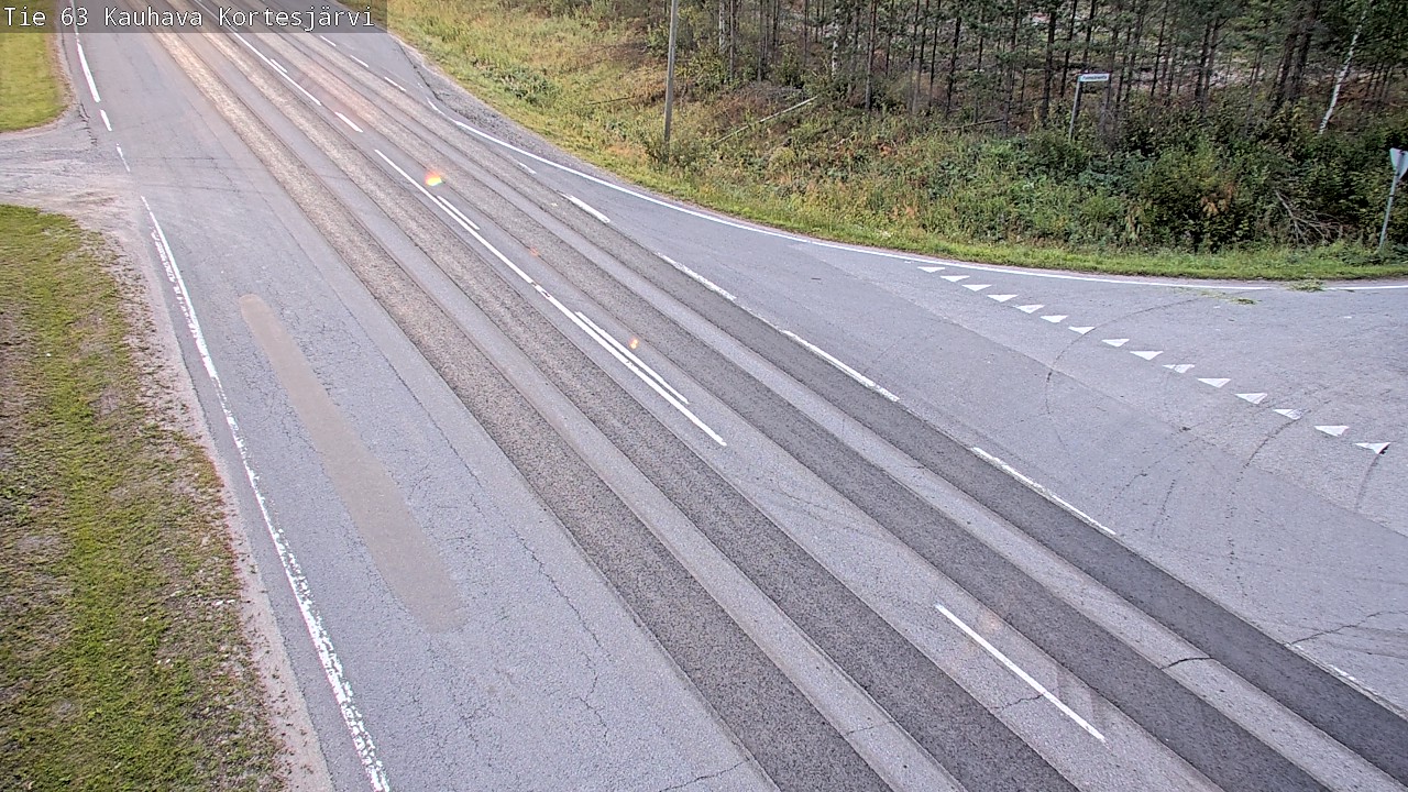Weather Camera Image Road 63 Kauhava Kortesjärvi, Kauhava, Etelä-Pohjanmaa