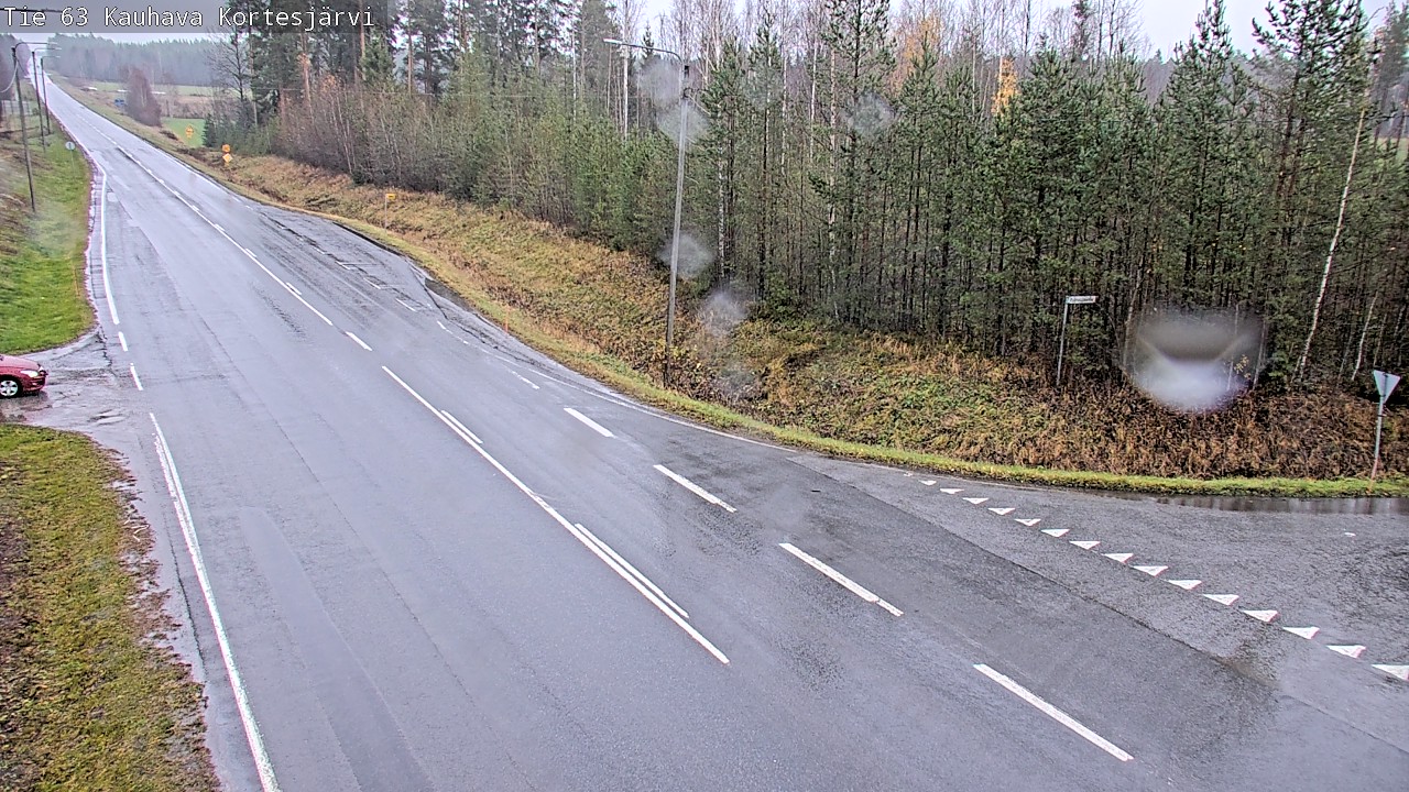 Weather Camera Image Road 63 Kauhava Kortesjärvi, Kauhava, Etelä-Pohjanmaa