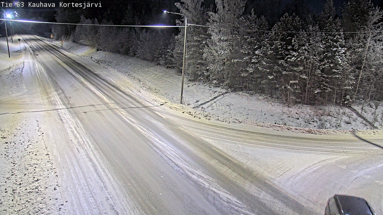 Weather Camera Image Road 63 Kauhava Kortesjärvi, Kauhava, Etelä-Pohjanmaa