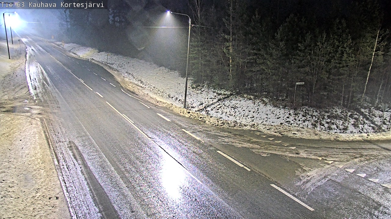 Weather Camera Image Road 63 Kauhava Kortesjärvi, Kauhava, Etelä-Pohjanmaa
