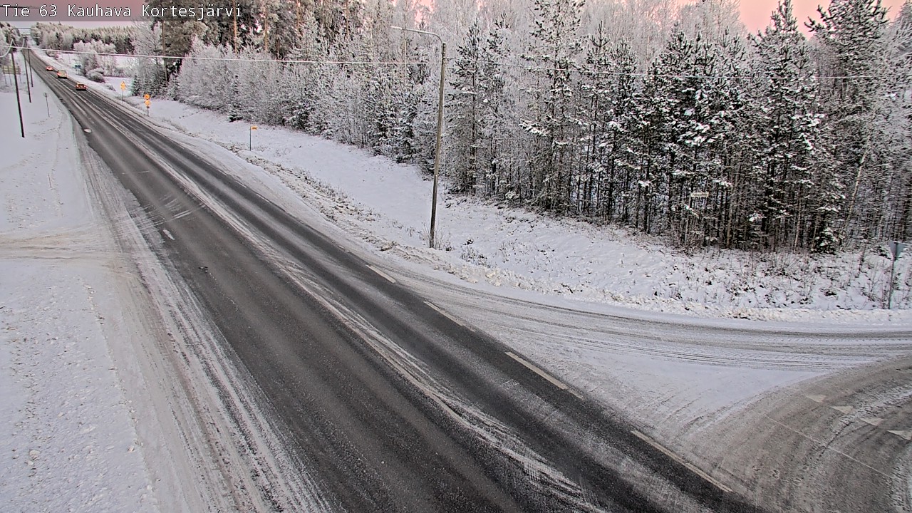 Weather Camera Image Road 63 Kauhava Kortesjärvi, Kauhava, Etelä-Pohjanmaa