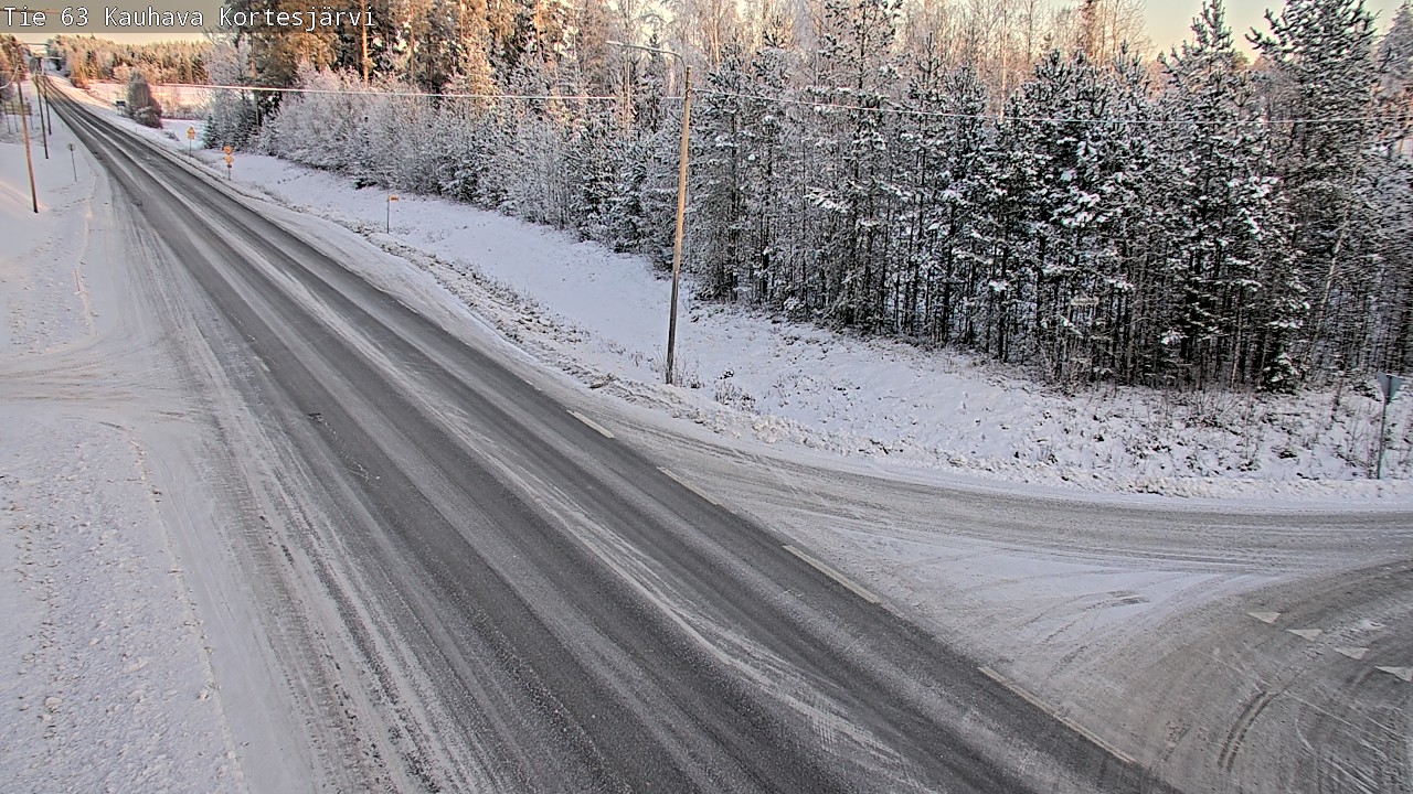 Weather Camera Image Väg 63 Kauhava Kortesjärvi, Kauhava, Etelä-Pohjanmaa