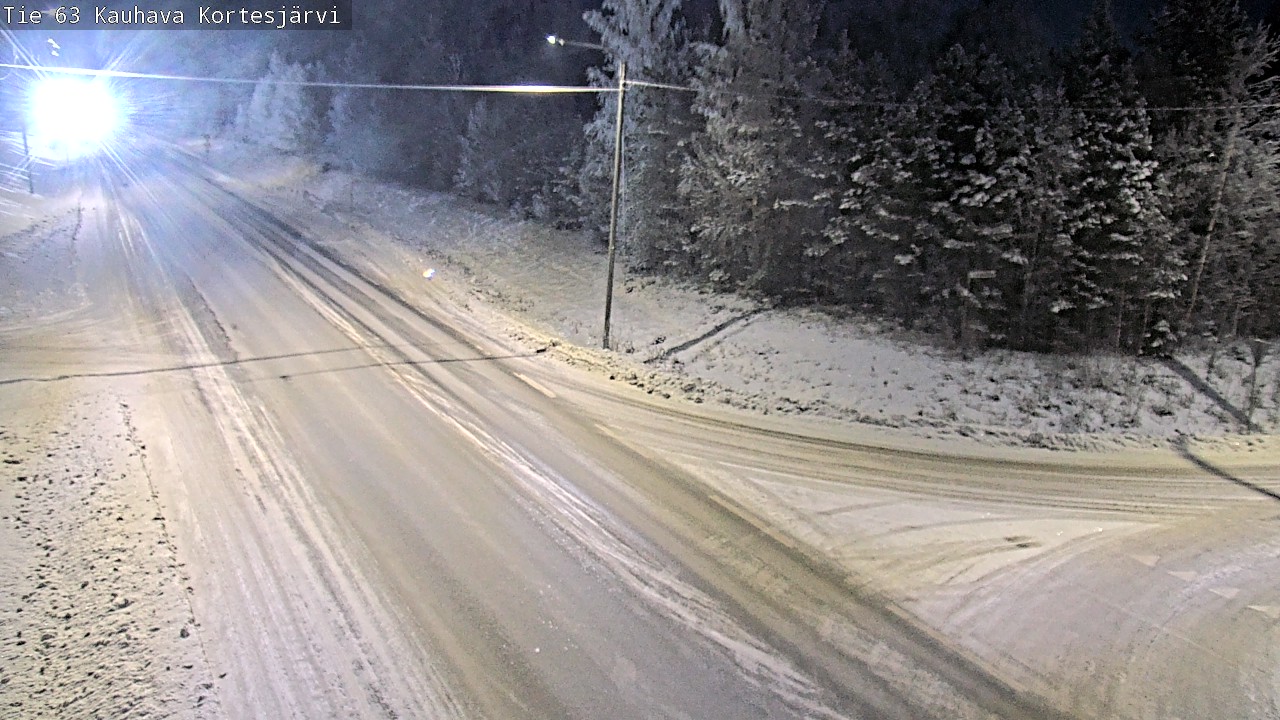 Weather Camera Image Road 63 Kauhava Kortesjärvi, Kauhava, Etelä-Pohjanmaa