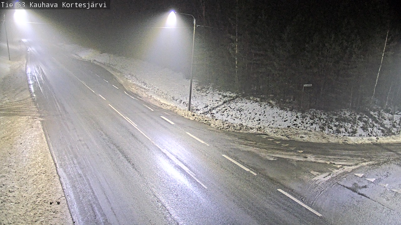Weather Camera Image Road 63 Kauhava Kortesjärvi, Kauhava, Etelä-Pohjanmaa
