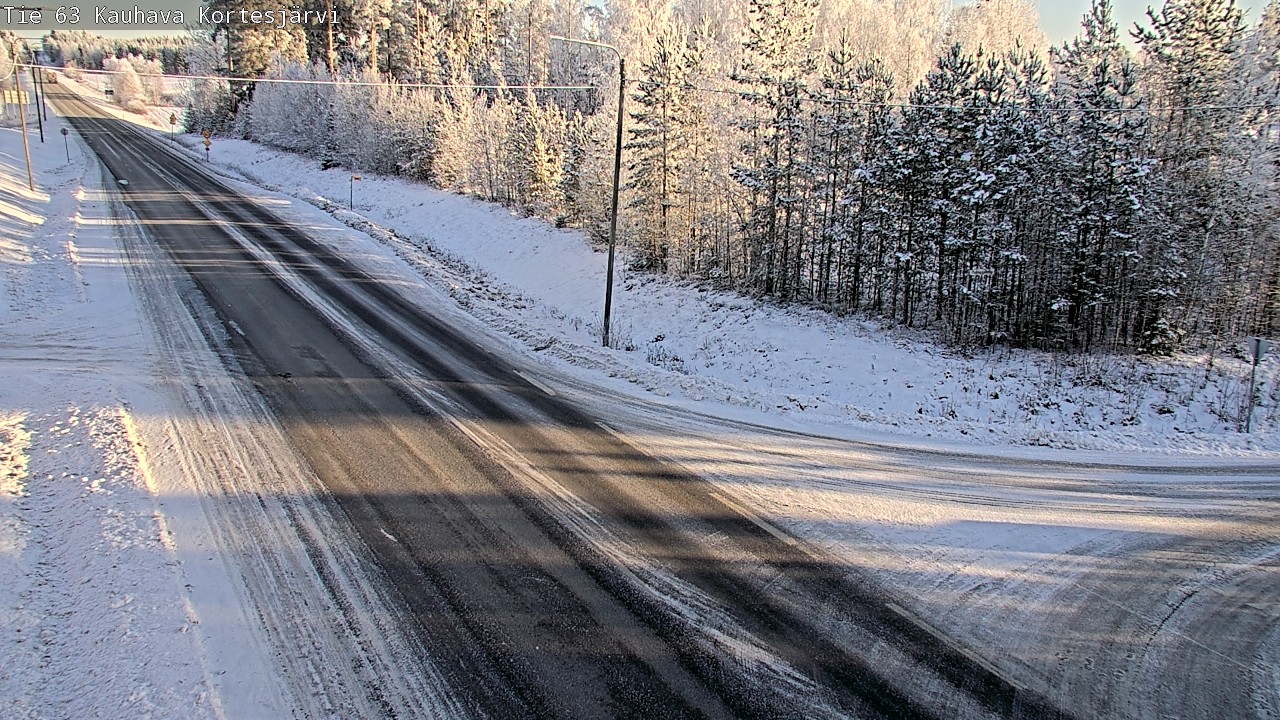Weather Camera Image Road 63 Kauhava Kortesjärvi, Kauhava, Etelä-Pohjanmaa