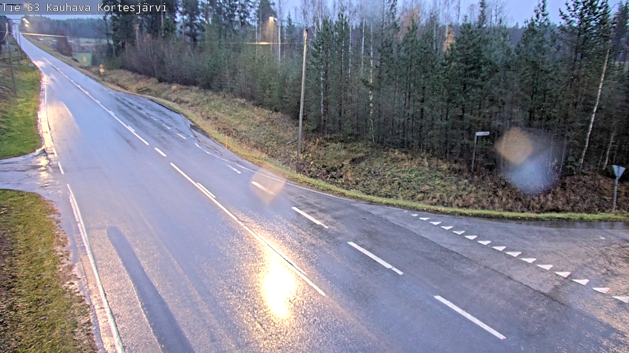Weather Camera Image Road 63 Kauhava Kortesjärvi, Kauhava, Etelä-Pohjanmaa