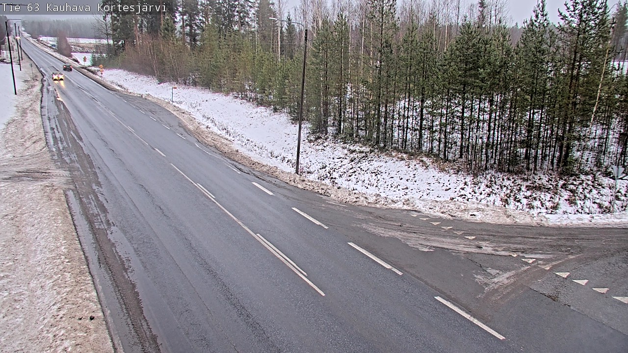 Weather Camera Image Road 63 Kauhava Kortesjärvi, Kauhava, Etelä-Pohjanmaa
