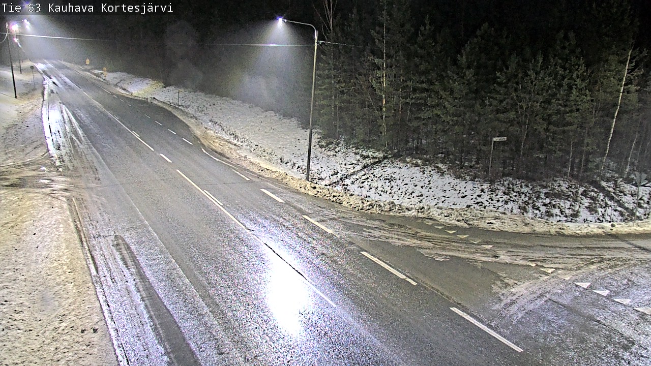 Weather Camera Image Road 63 Kauhava Kortesjärvi, Kauhava, Etelä-Pohjanmaa