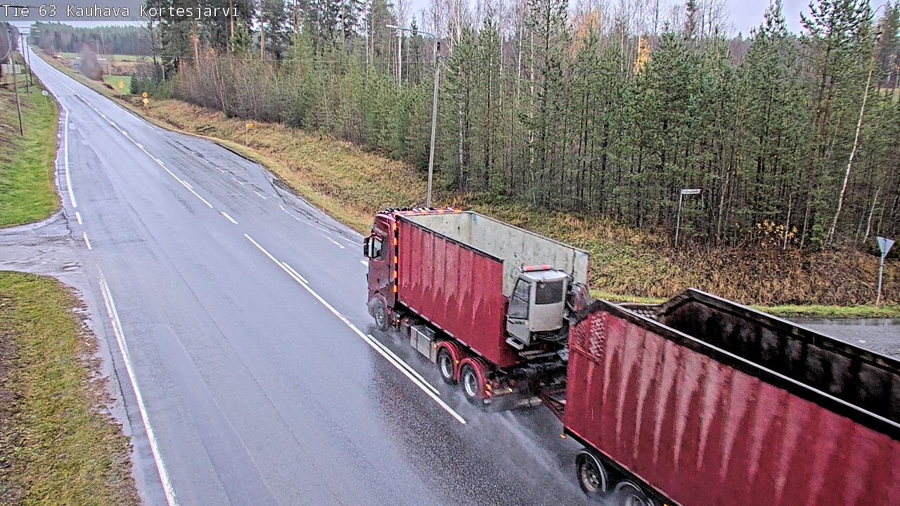 Weather Camera Image Road 63 Kauhava Kortesjärvi, Kauhava, Etelä-Pohjanmaa