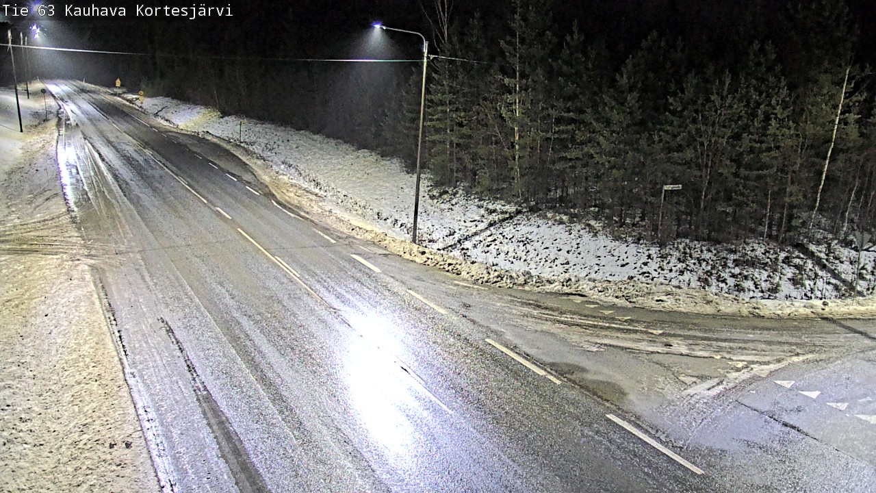 Weather Camera Image Road 63 Kauhava Kortesjärvi, Kauhava, Etelä-Pohjanmaa