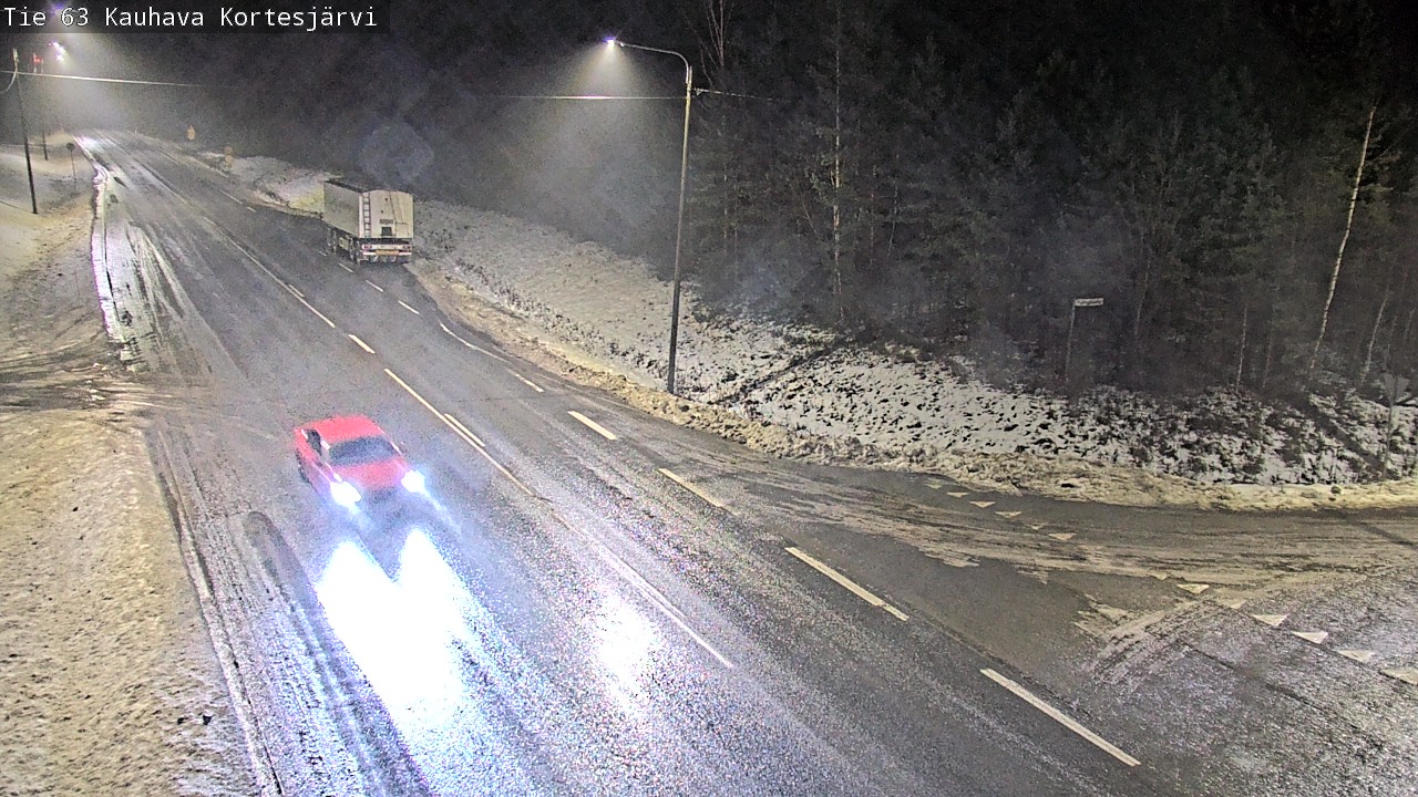 Weather Camera Image Road 63 Kauhava Kortesjärvi, Kauhava, Etelä-Pohjanmaa