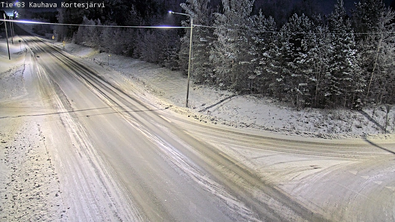 Weather Camera Image Road 63 Kauhava Kortesjärvi, Kauhava, Etelä-Pohjanmaa