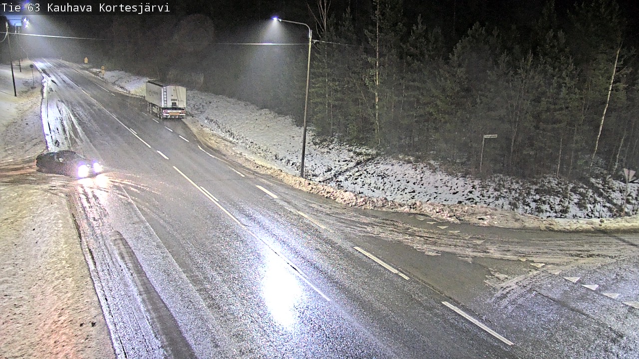 Weather Camera Image Road 63 Kauhava Kortesjärvi, Kauhava, Etelä-Pohjanmaa