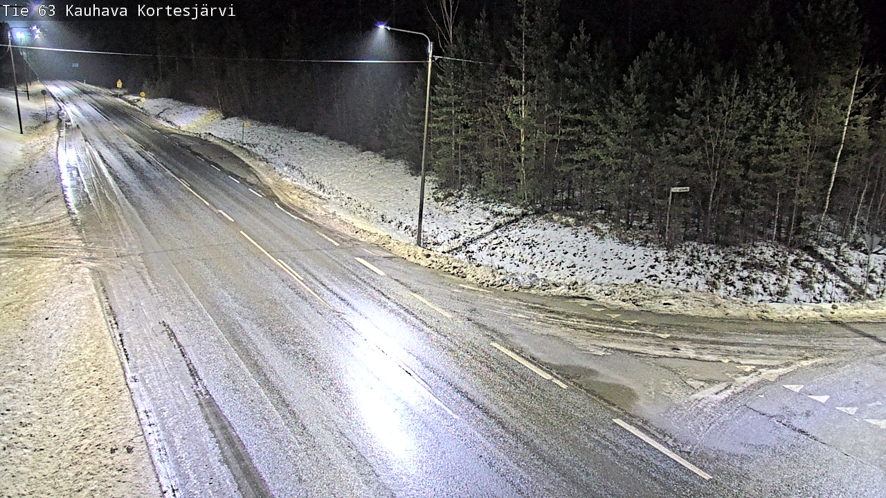 Weather Camera Image Road 63 Kauhava Kortesjärvi, Kauhava, Etelä-Pohjanmaa