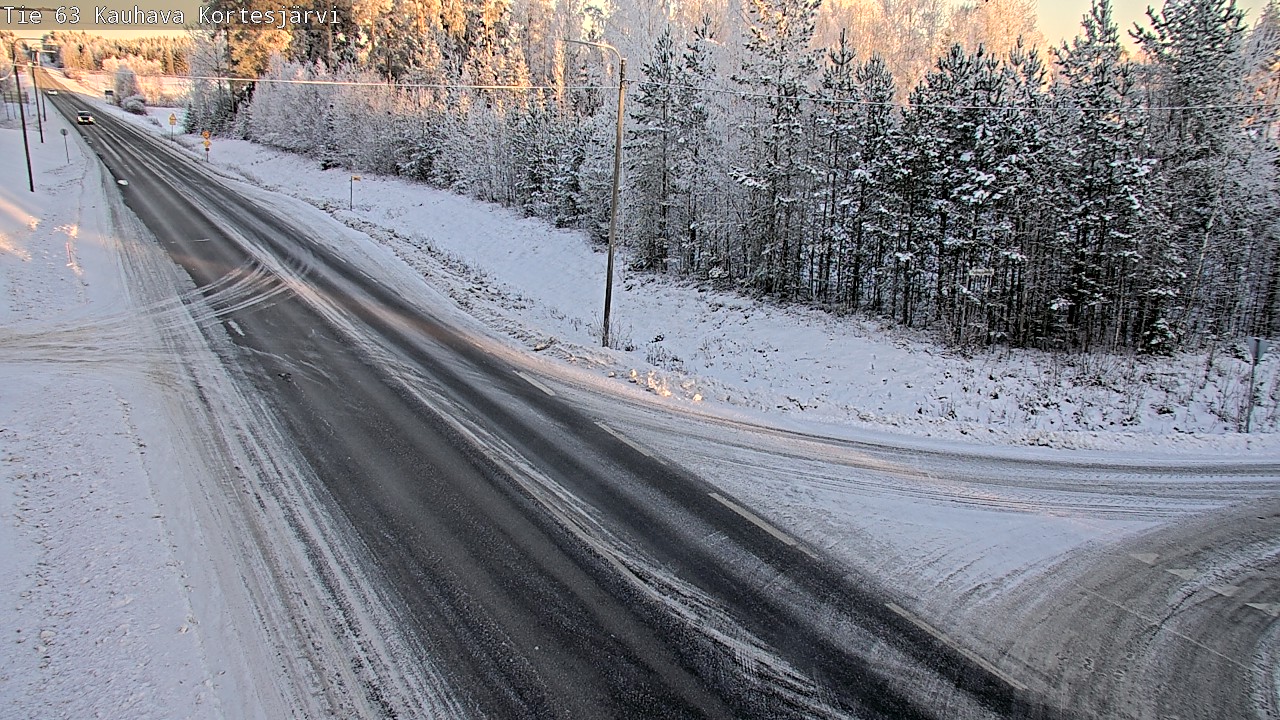 Weather Camera Image Road 63 Kauhava Kortesjärvi, Kauhava, Etelä-Pohjanmaa