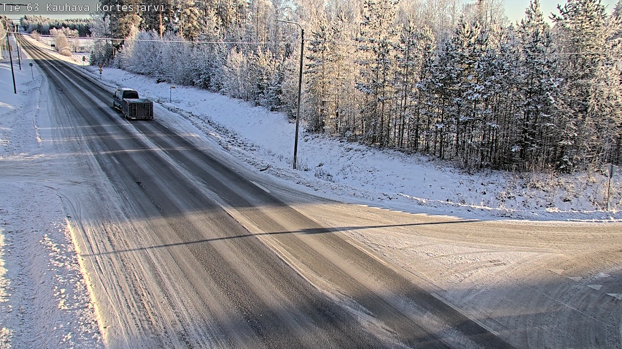Weather Camera Image Väg 63 Kauhava Kortesjärvi, Kauhava, Etelä-Pohjanmaa