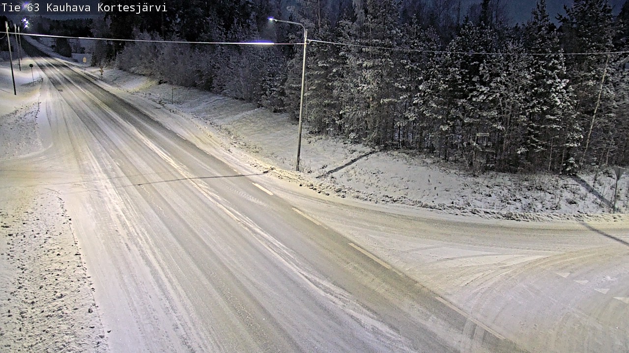 Weather Camera Image Väg 63 Kauhava Kortesjärvi, Kauhava, Etelä-Pohjanmaa