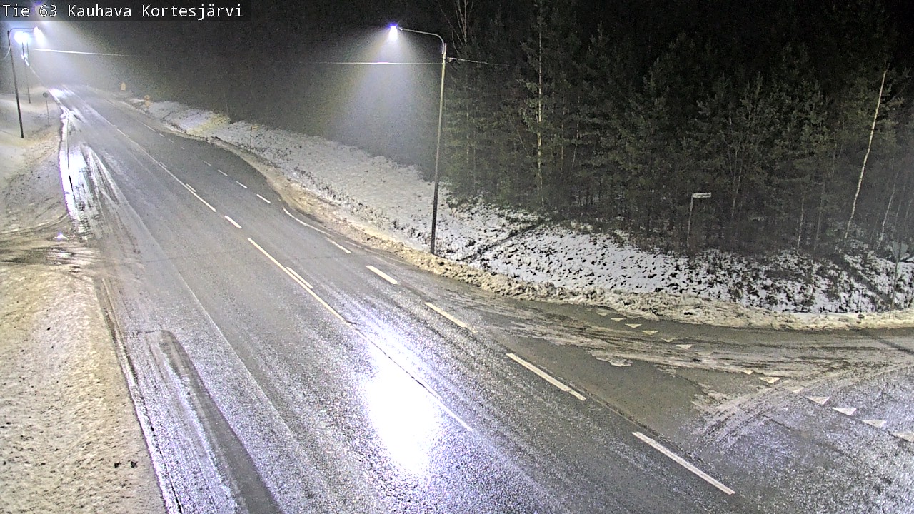 Weather Camera Image Road 63 Kauhava Kortesjärvi, Kauhava, Etelä-Pohjanmaa