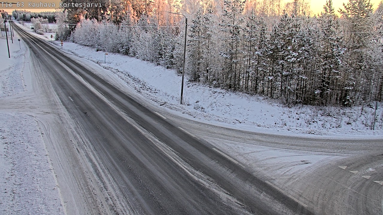 Weather Camera Image Väg 63 Kauhava Kortesjärvi, Kauhava, Etelä-Pohjanmaa