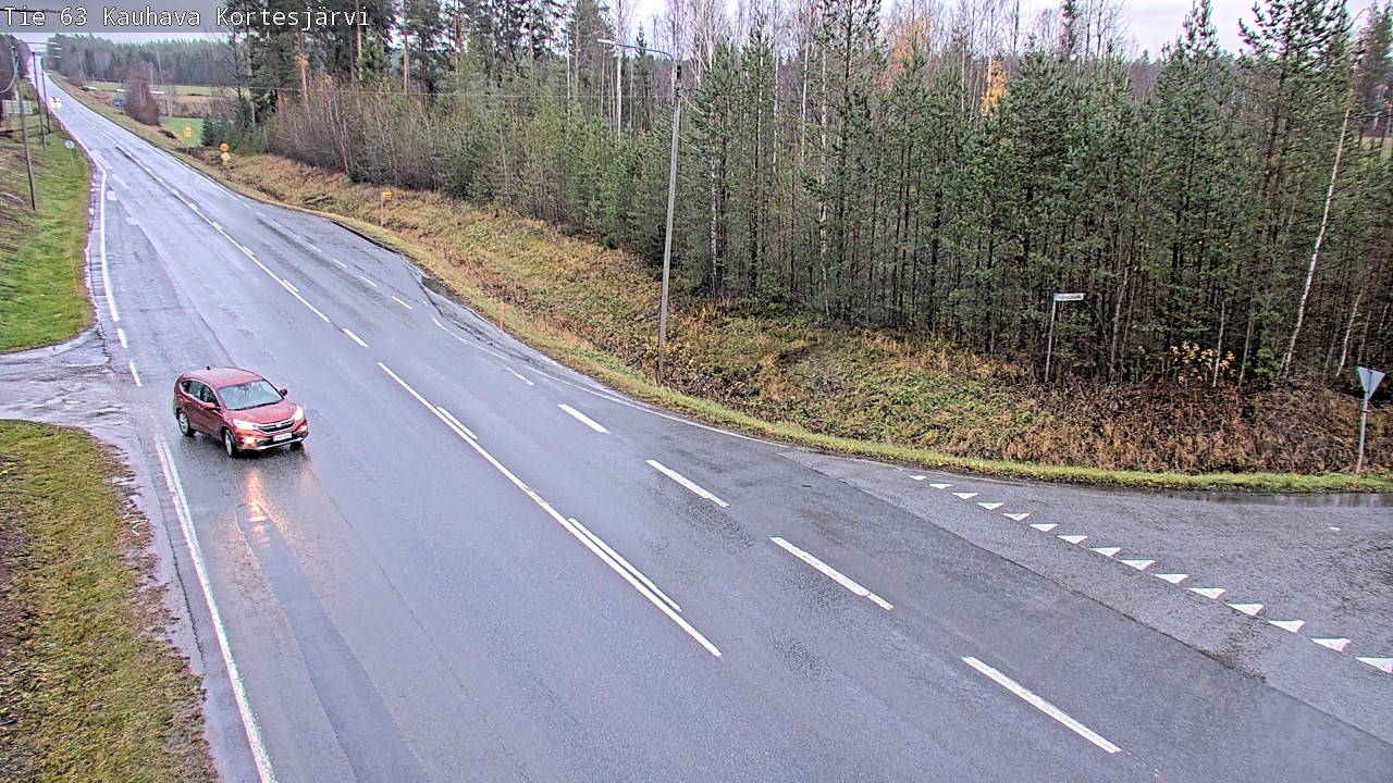 Weather Camera Image Road 63 Kauhava Kortesjärvi, Kauhava, Etelä-Pohjanmaa