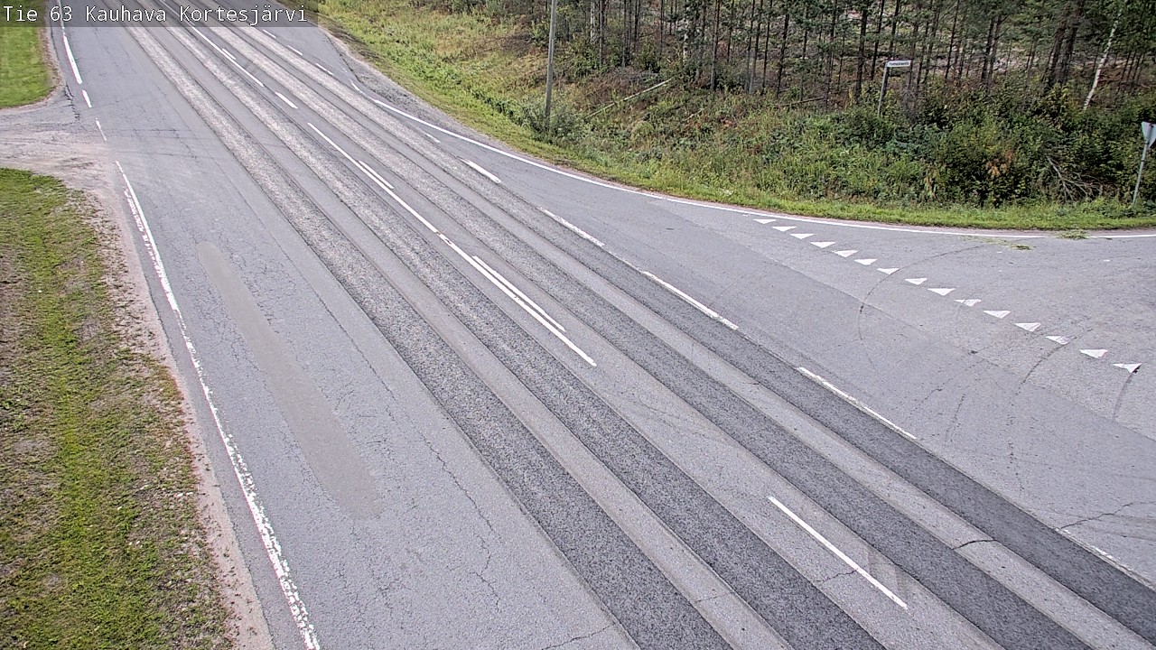 Weather Camera Image Road 63 Kauhava Kortesjärvi, Kauhava, Etelä-Pohjanmaa