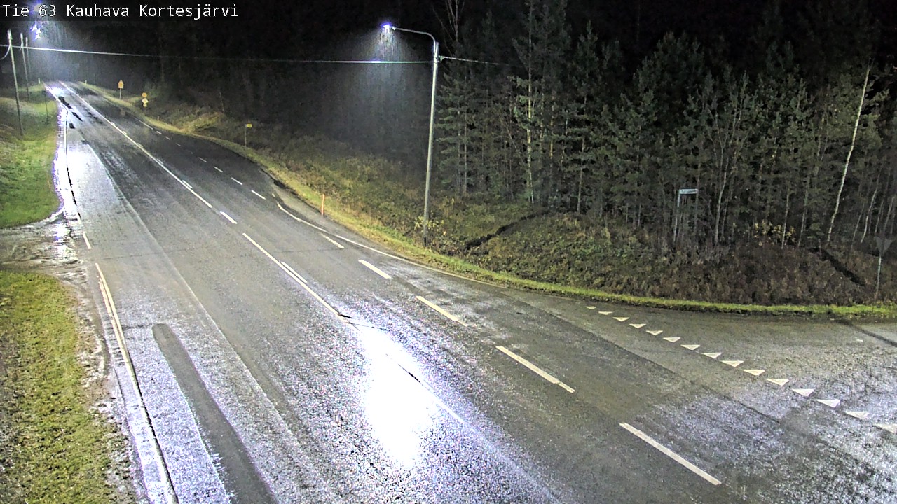 Weather Camera Image Road 63 Kauhava Kortesjärvi, Kauhava, Etelä-Pohjanmaa