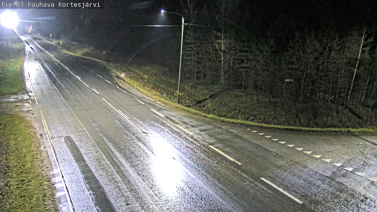 Weather Camera Image Road 63 Kauhava Kortesjärvi, Kauhava, Etelä-Pohjanmaa