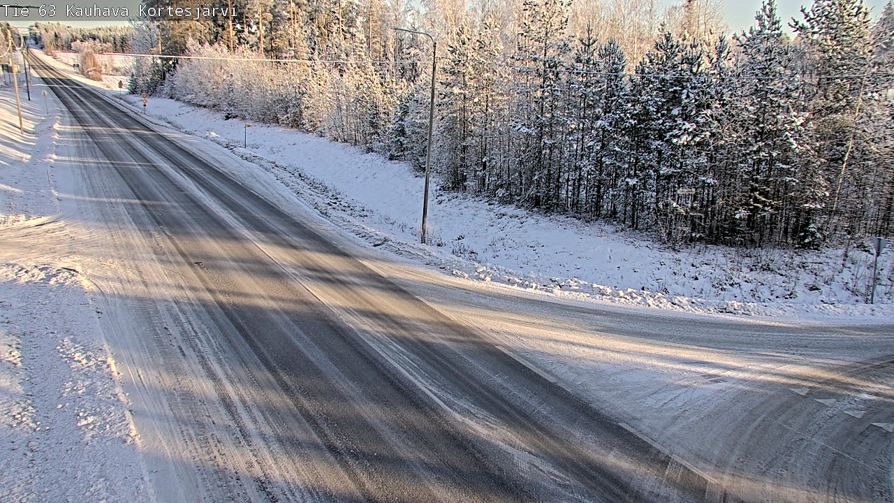 Weather Camera Image Väg 63 Kauhava Kortesjärvi, Kauhava, Etelä-Pohjanmaa