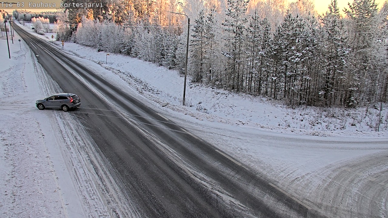 Weather Camera Image Road 63 Kauhava Kortesjärvi, Kauhava, Etelä-Pohjanmaa