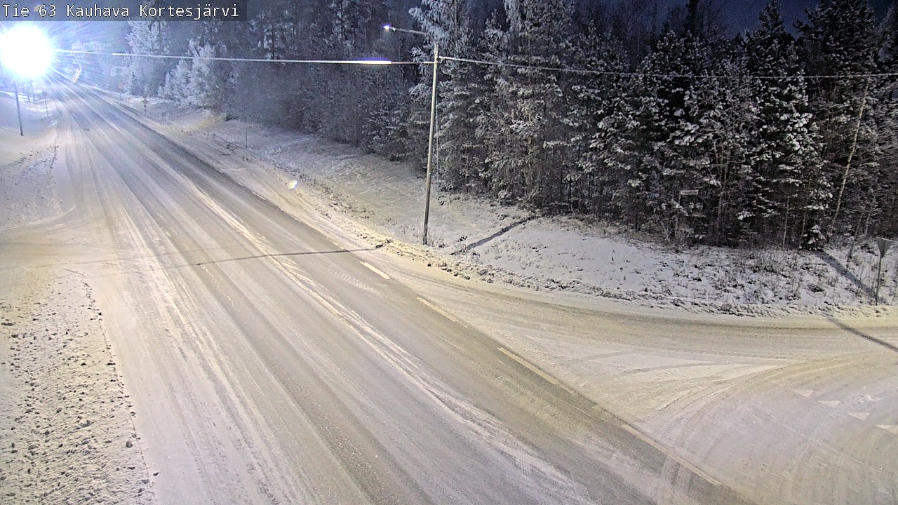 Weather Camera Image Väg 63 Kauhava Kortesjärvi, Kauhava, Etelä-Pohjanmaa